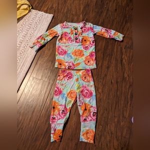 Bamboo 2 piece girls outfit